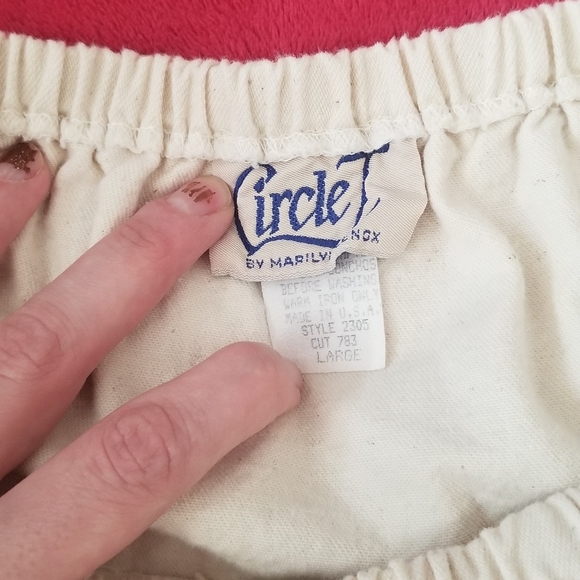 Vintage Circle T Prairie/Western Skirt - Picture 3 of 5